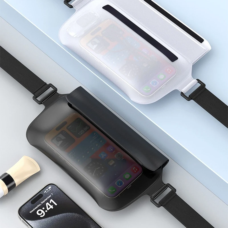 

Waterproof Mobilephone Bag Tpu Drift Diving Shoulder Waist Bag Belt Bag for Beach Swimming phone Bag