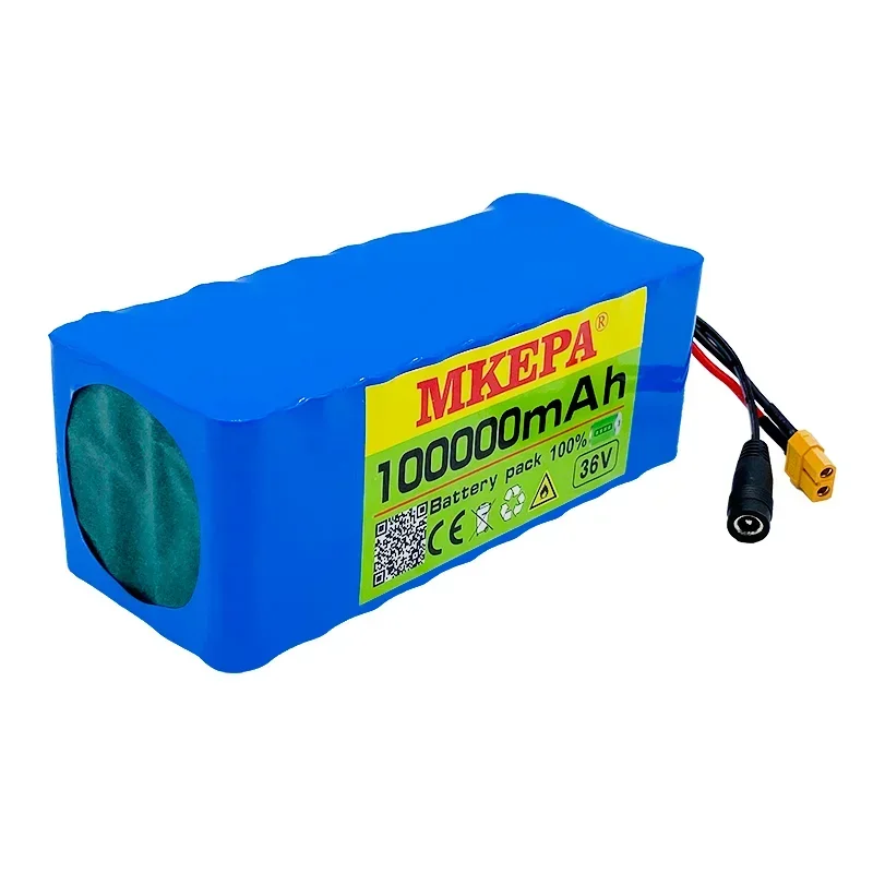 Original 36V battery 10S4P 100Ah battery pack 1000W high power battery 42V 100000mAh BMS