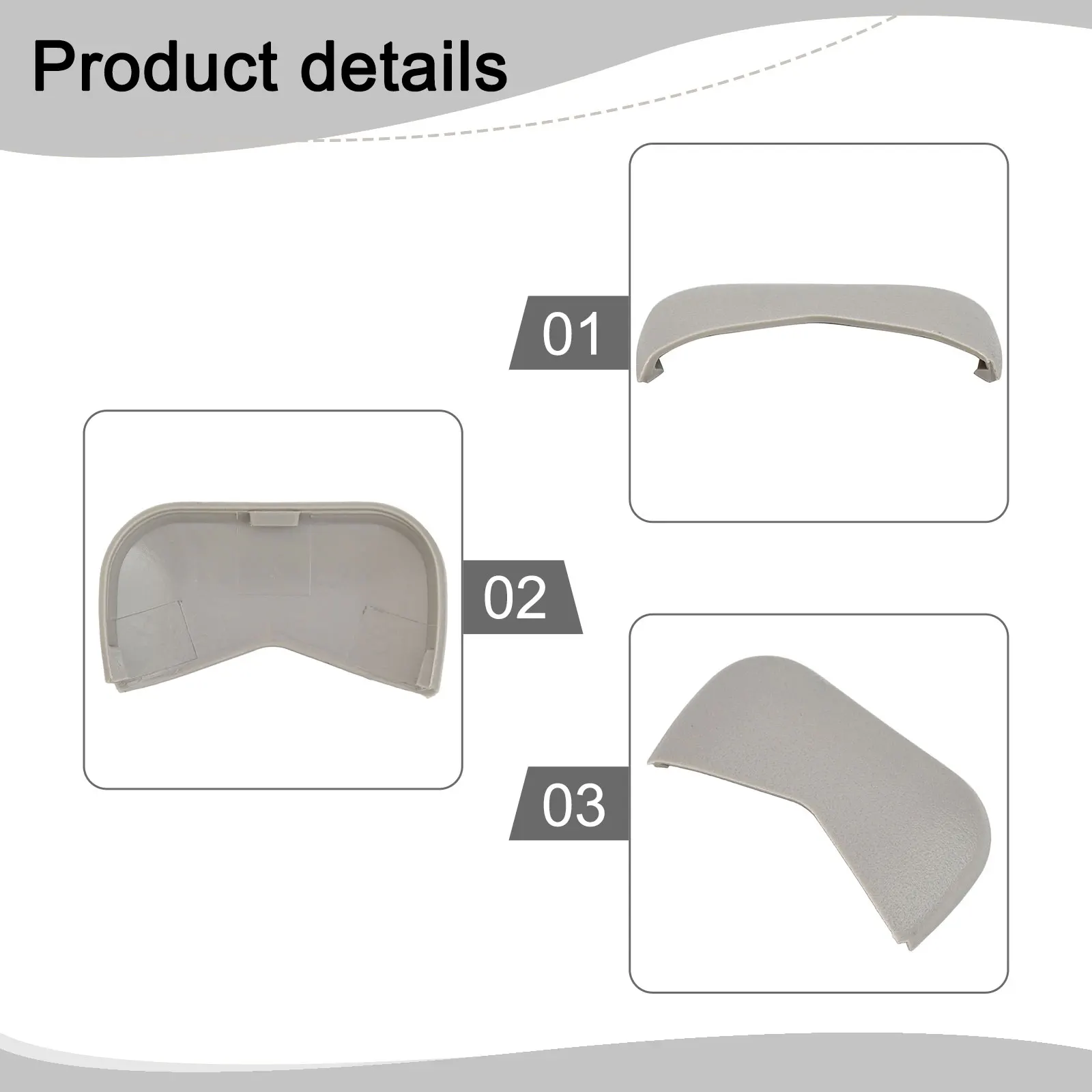 For NISSAN Sun Visor Bolt Cover Compatible with For ROGUE For PATHFINDER For ALTIMA 964203JA0A Easy Installation