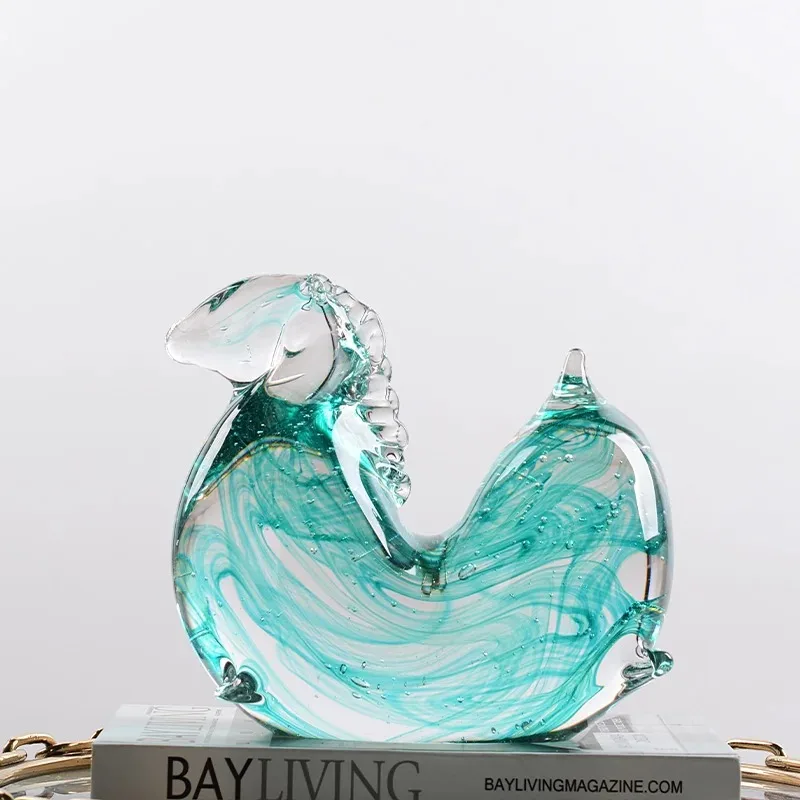 

Glazed abstract horse ornament, light luxury and high-end living room entrance decoration wine cabinet crafts