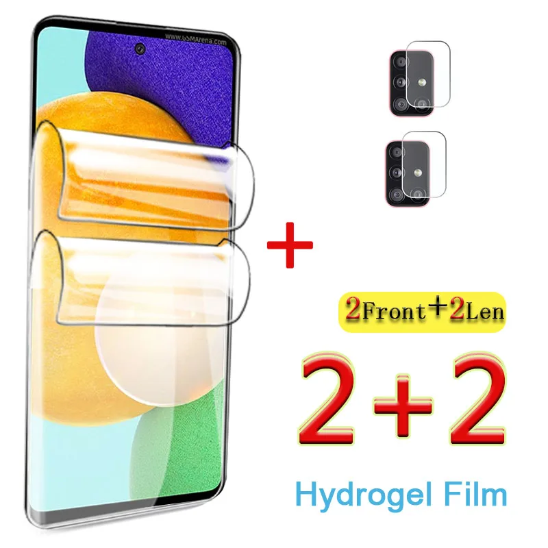 100D Hydrogel Film For Samsung Galaxy A12 A42 A22 A52 A52s A22s 5G Screen Protector Film Sumsun A12 6.5