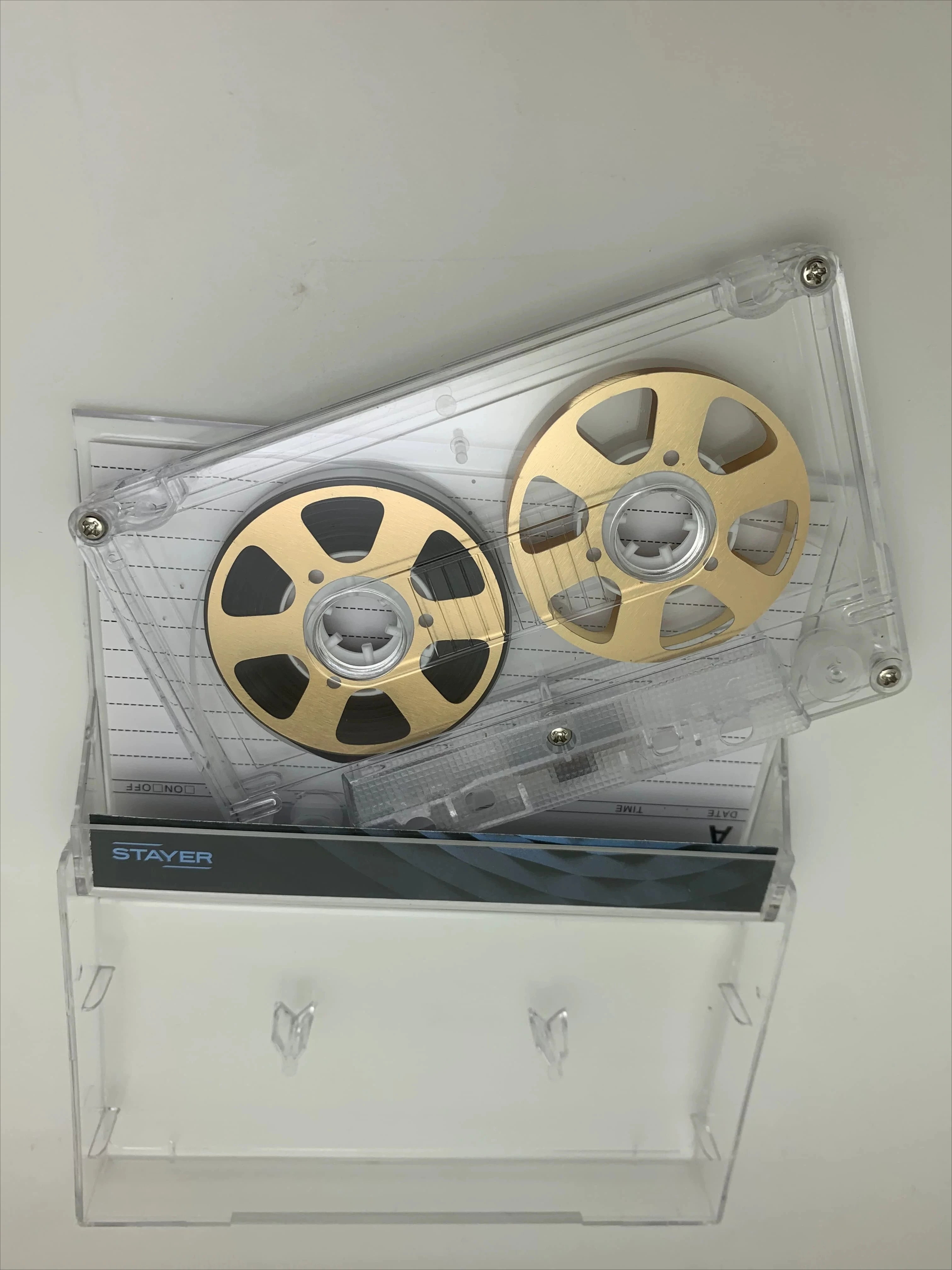

Brand new recording porous metal aluminum small reel blank tape, 50-minute Type I classic music cassette tape 2pcs