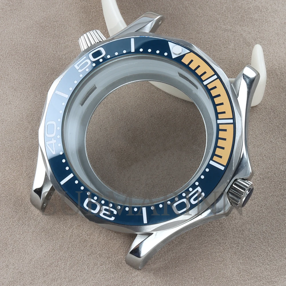 NH35 Case Bracelet 41mm Watch Case Waterproof 316L Stainless Steel FIT Seiko NH35 NH36 Movement 31mm Dial Seamaster 300 Case image 3
