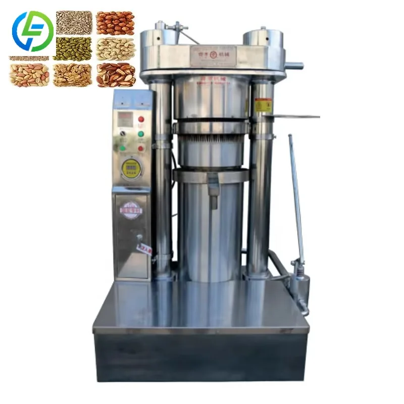 Large Scale Hydraulic Oil Expeller Machine Customizable Cold Press System for Rapeseed Peanuts Cashews Oil Processing Plant