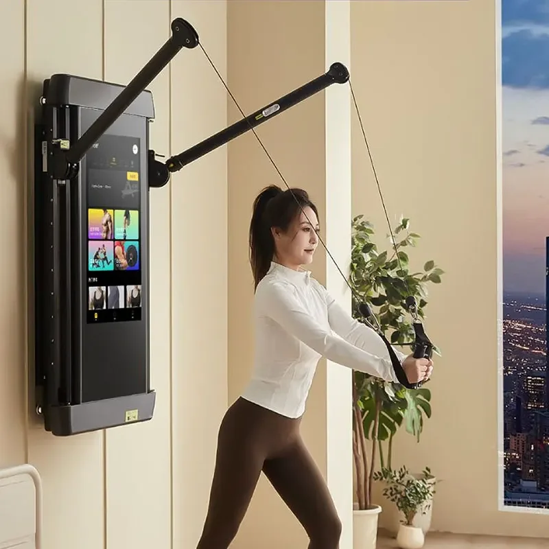 Home Use and Gym Use New LCD Touch 24Screen Wall Mounted Smart Home Fitness Mirror Comprehensive Intelligent Trainer Machine