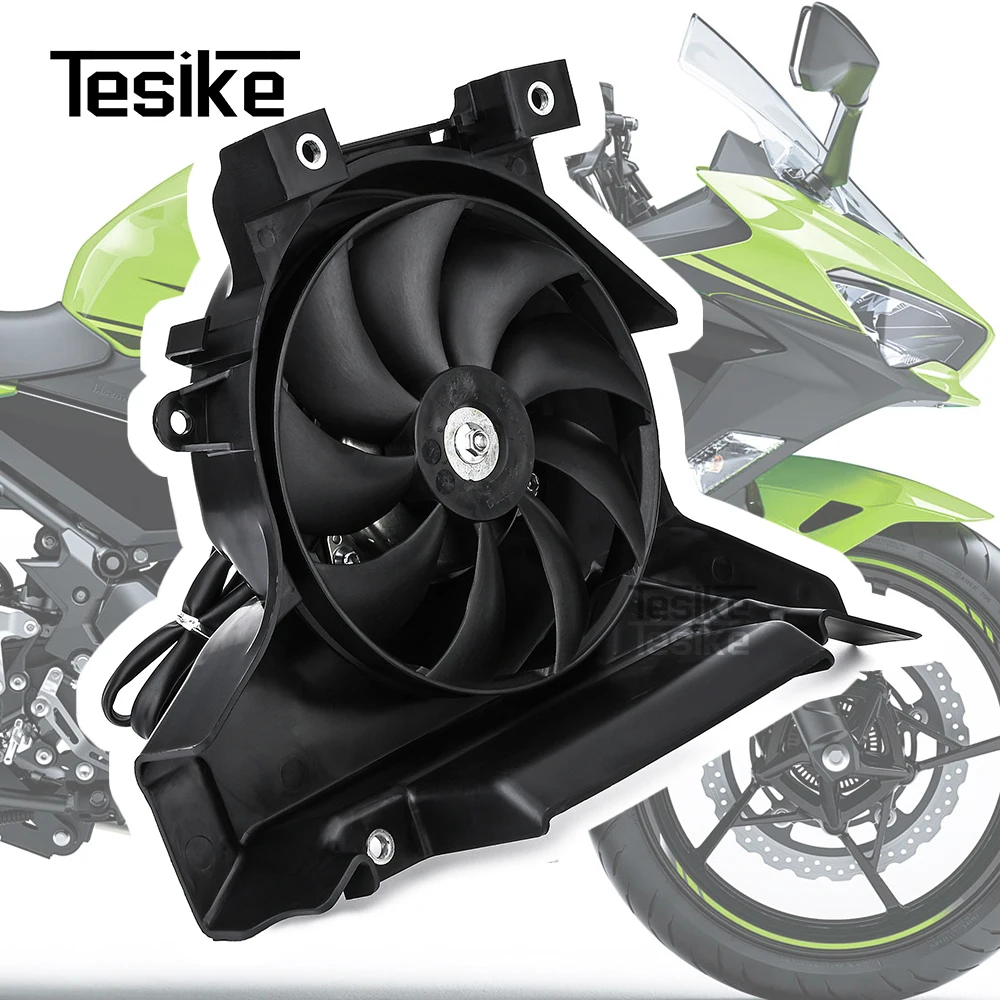 

Motorcycle Cooling Fan For Kawasaki Ninja 400 Z400 2018-2023 Engine Radiator Cooling Fan Blade Product Number: 595020624