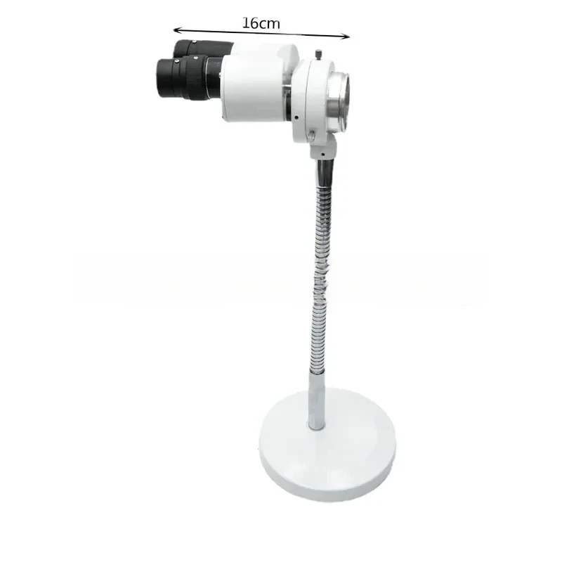 PCB RepairRX-6D 8X With LED Light Binocular Stereo Microscope Adjustable Hose Dentist Oral Soldering