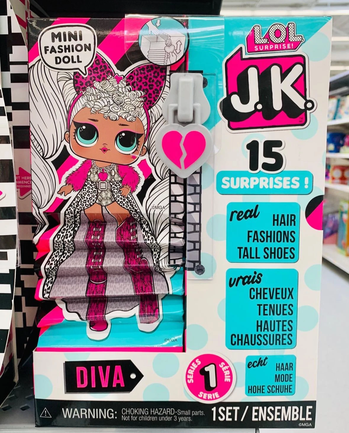 LOL Surprise Doll JK Zipper Set High Heels Girl Gift Disassembly