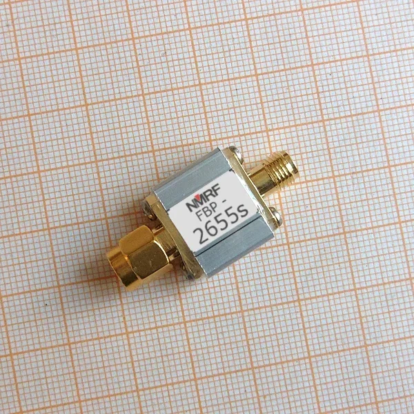 2655MHz LTE dedicated SAW bandpass filter, 1dB passband 2620-2690MHz,SMA interface