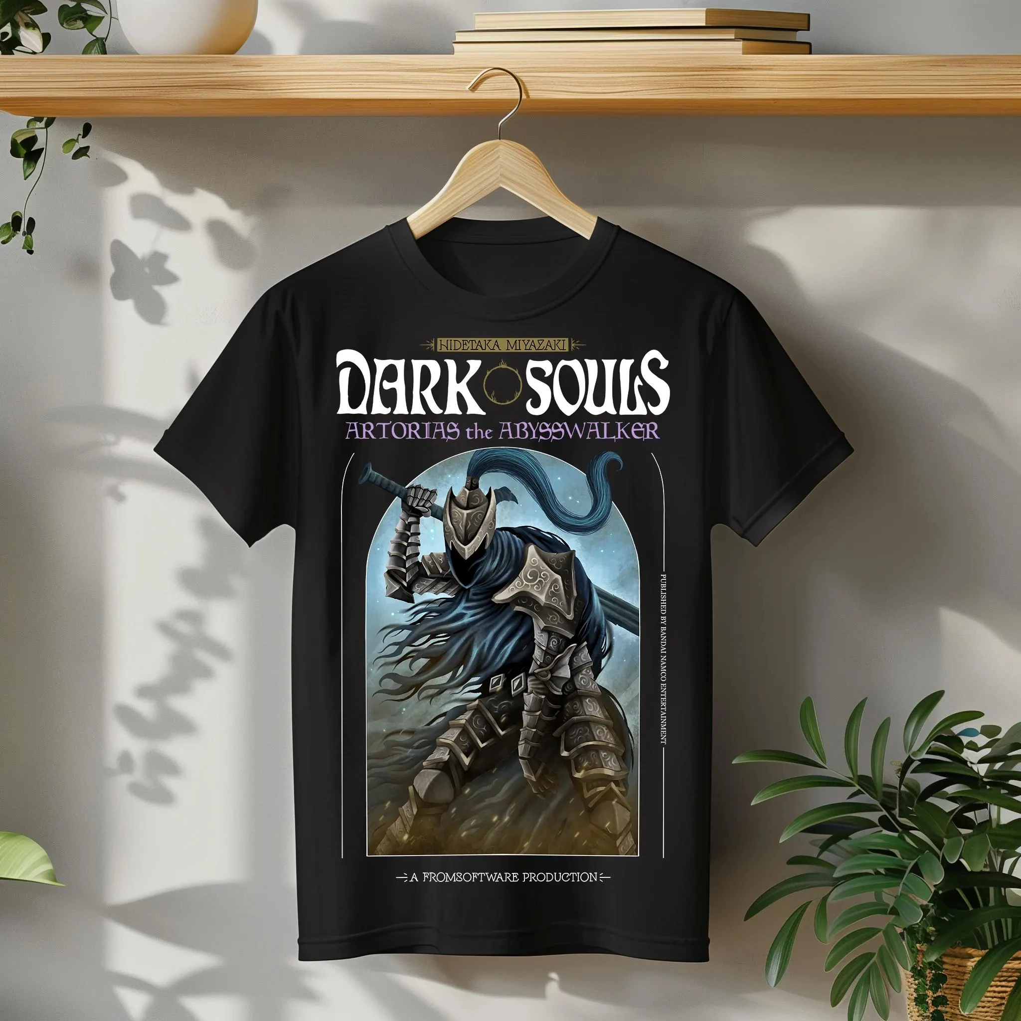 

Men's Dark Souls Artorias Graphic T-shirt Cotton Oversized Streetwear Unisex Casual Versatile Casual Fashion Men's Tops