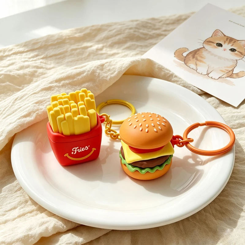 3D Printing Food - Llavero con Formas de Papas Fritas,