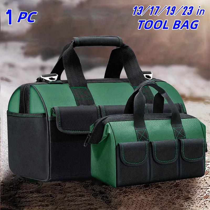 Electrician Tool Bag Strong And Durable Canvas Thickened Portable Multi-functional Hardware Carpentry Fishing Storage Tool Bag