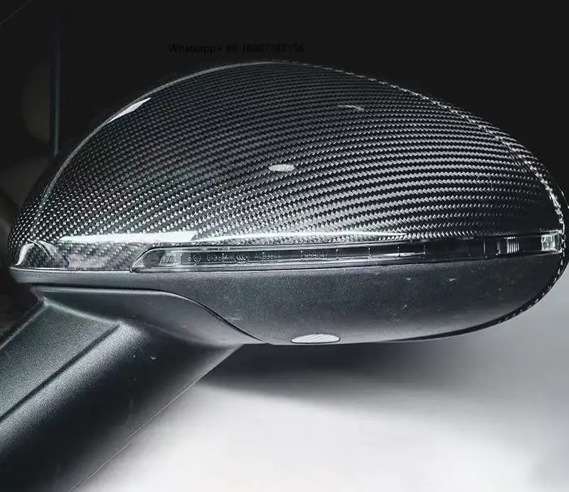 

New for MACAN Replacement Carbon Fiber Exhaust Bolt-On Rearview Mirror Premium Bumper Accessory