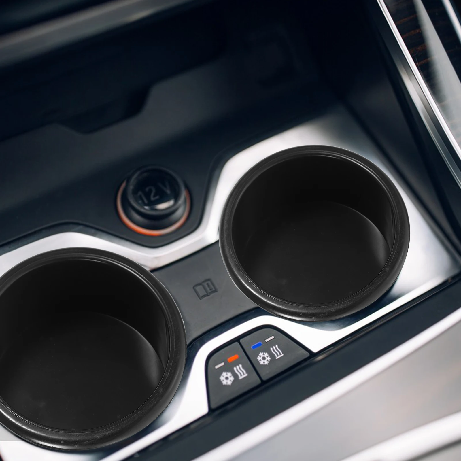 

2 Pcs Car Cup Holder Inserts Plastic High 108 Wide Anti Spill Cup Holders for Sofa Vehicle Mounted Beverage Rack