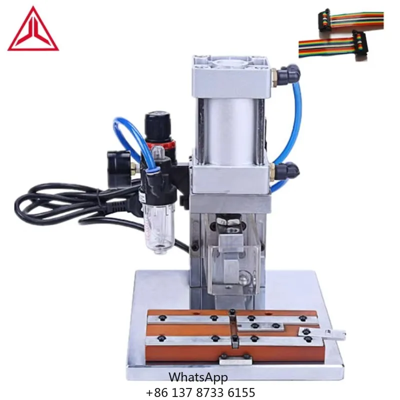 Semi-automatic Pneumatic Type IDC/IDE Flat Ribbon Wire Crimping Machine FPC / FFC Flat Cable Crimping Machine