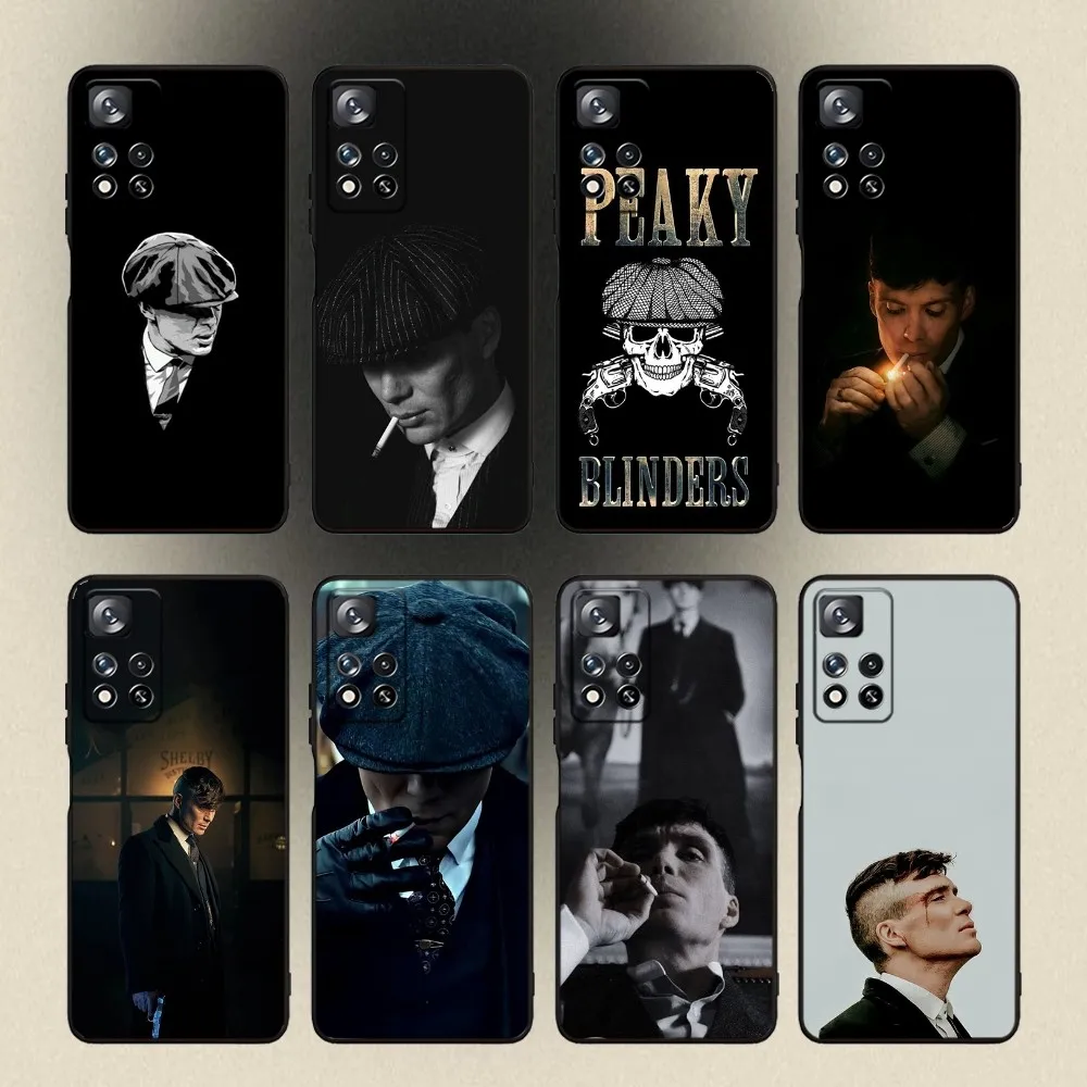 Thomas Shelby P-PeakyS B-BlinderS  Phone Case For Samsung Galaxy A20,A21s,A22,A31,A32,A52,A53,A72,73,A80,A91 Soft Black Cover