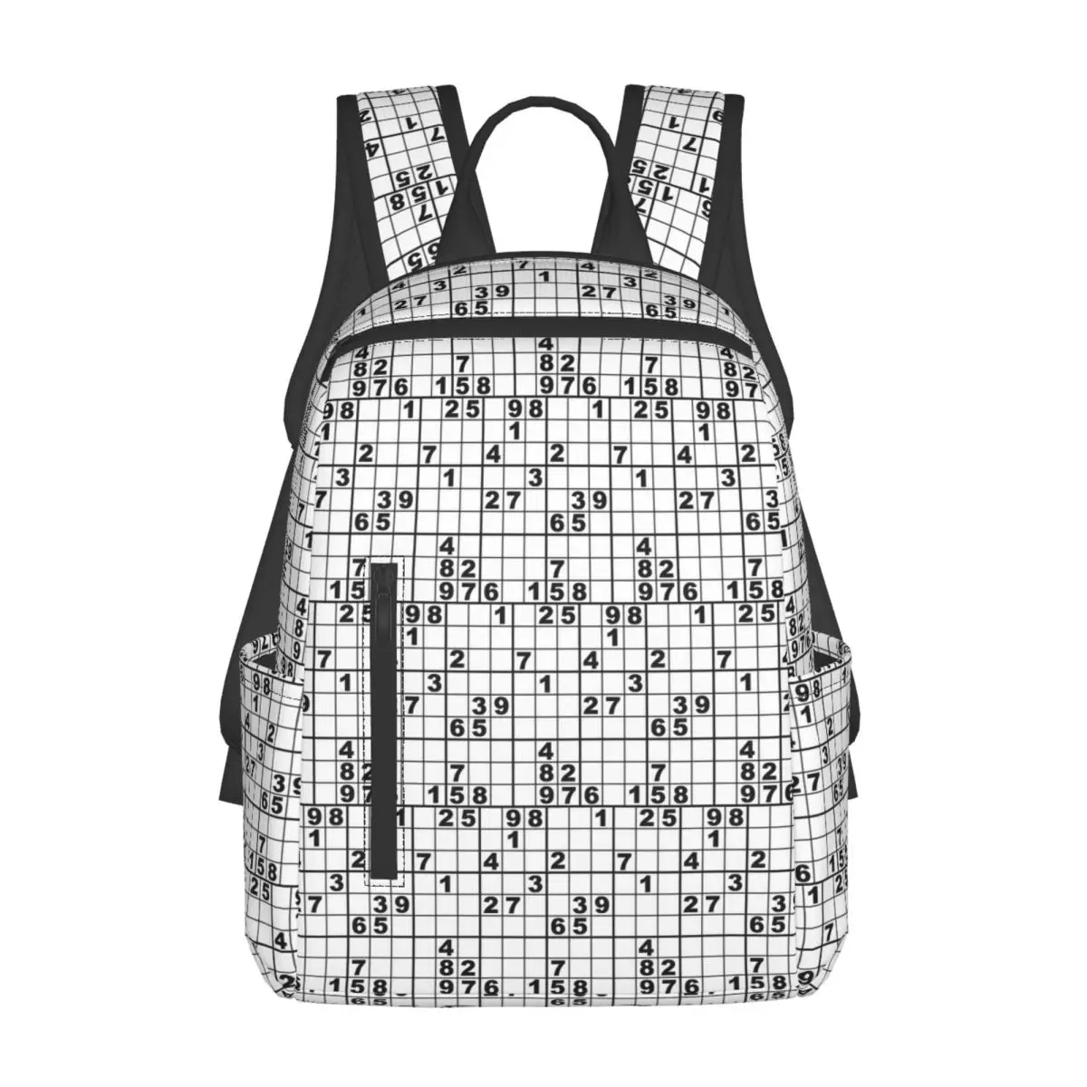 

Sudoku Backpack Daypack Large Capacity Children BookBag School Bag Shoulder Bags for Men Women