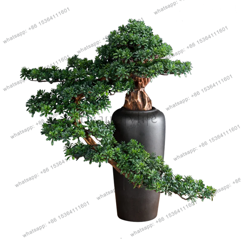 Simulation plant Luo Hansong living room entrance ornament green plant decoration