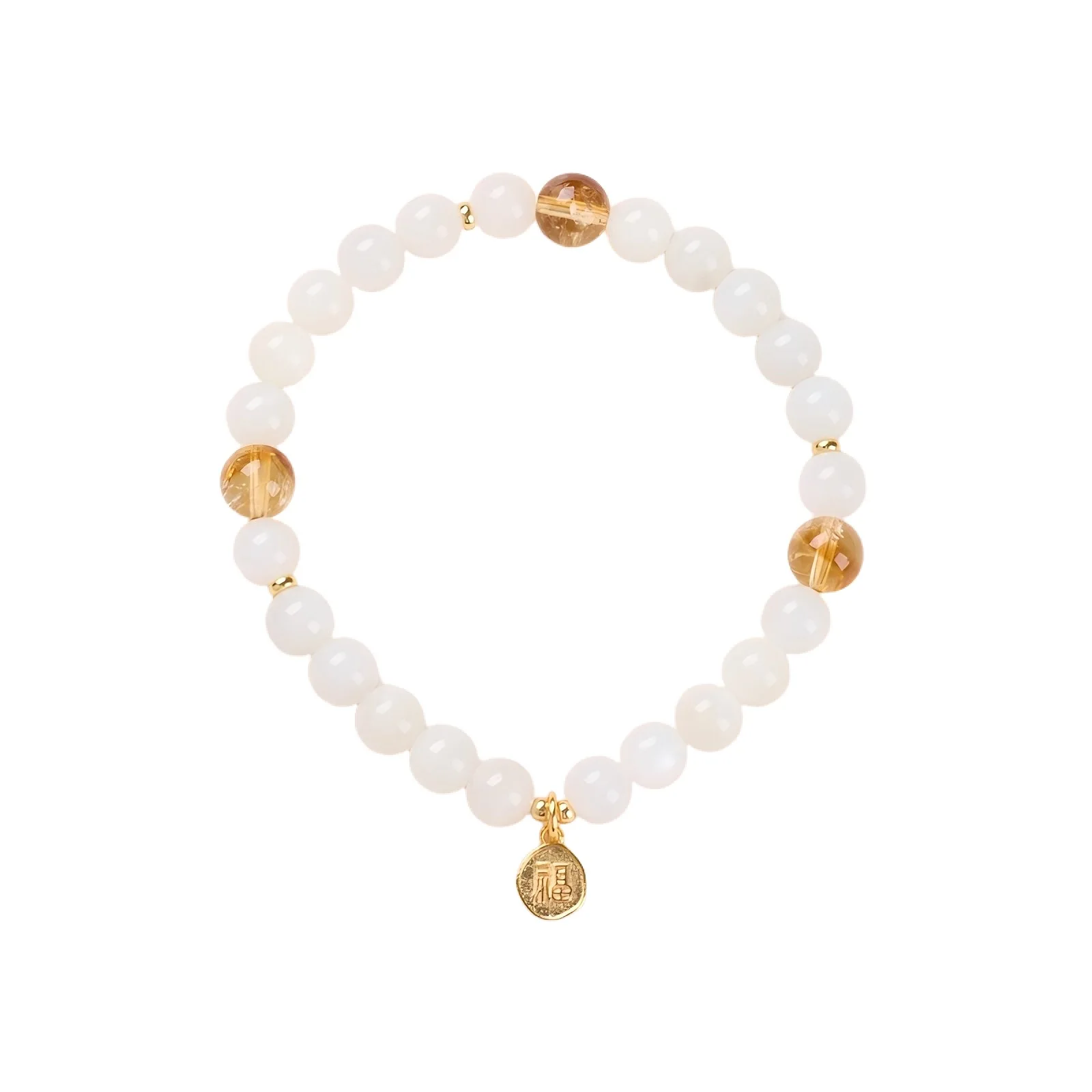 Natural Moonstone Bracelet Beaded Peacock Agate Amber Stackable Bracelets for Women 2026 Gifts