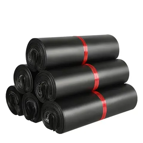 INPLUSTOP 20 st/partier Postpåsar Poly Kuvert Förpackningsleveranspåse Biologiskt nedbrytbar svart matt klädpaketförvaringspåse 10 best sales biologiskt nedbrytbar - №9