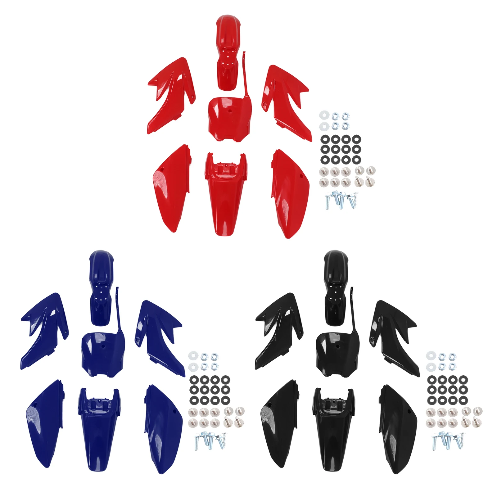 مجموعات هدية الدراجات النارية مقاومة للاهتراء لوحة هدية كاملة للدراجات النارية واقية ABS لاستبدال التعديل لـ CRF 70 #1