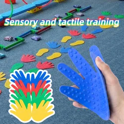 Hand Feet Toys Good Flexibility Anti-slip Entertainment Sensory Integration Training Hand Footprints Party Game Floor Games Toys