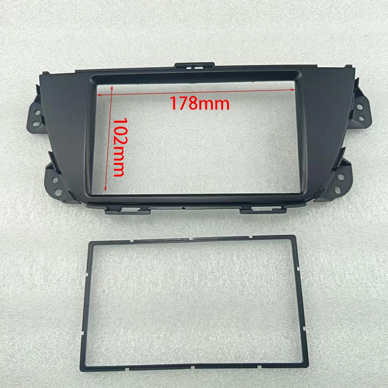 Façade d'autoradio 2 DIN 7 pouces pour SUZUKI ALTO K10 2014+ – Kit de montage pour tableau de bord, cadre de console, façade de radio DVD Stéréo CD