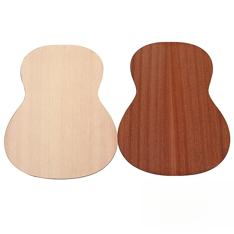 Beginners learn how to make Classical Guitar DIY Kit，solid spruce top board+sapele plywood  back Side+okoume neck