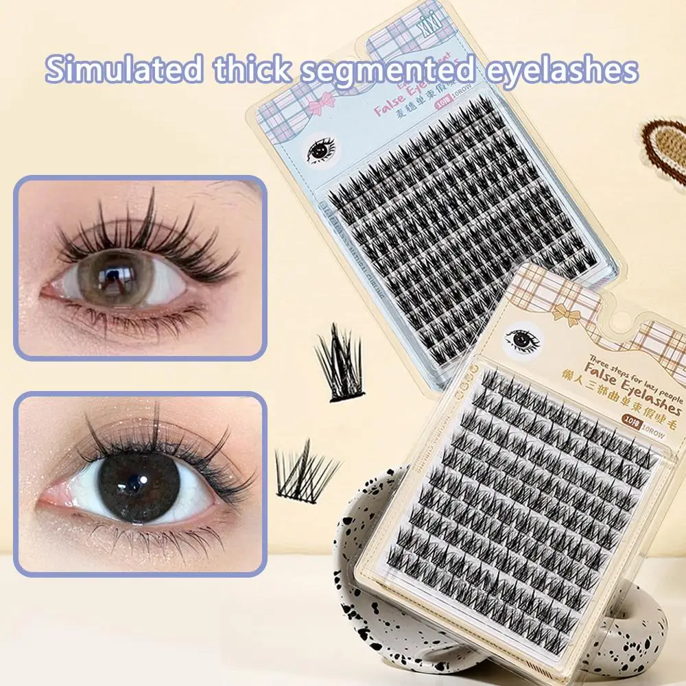 

Segmented Lash Extension Little Devil False Eyelash Thick Curling Grafting Individual Lashes Eyes Daily Use Clusters Eyelash
