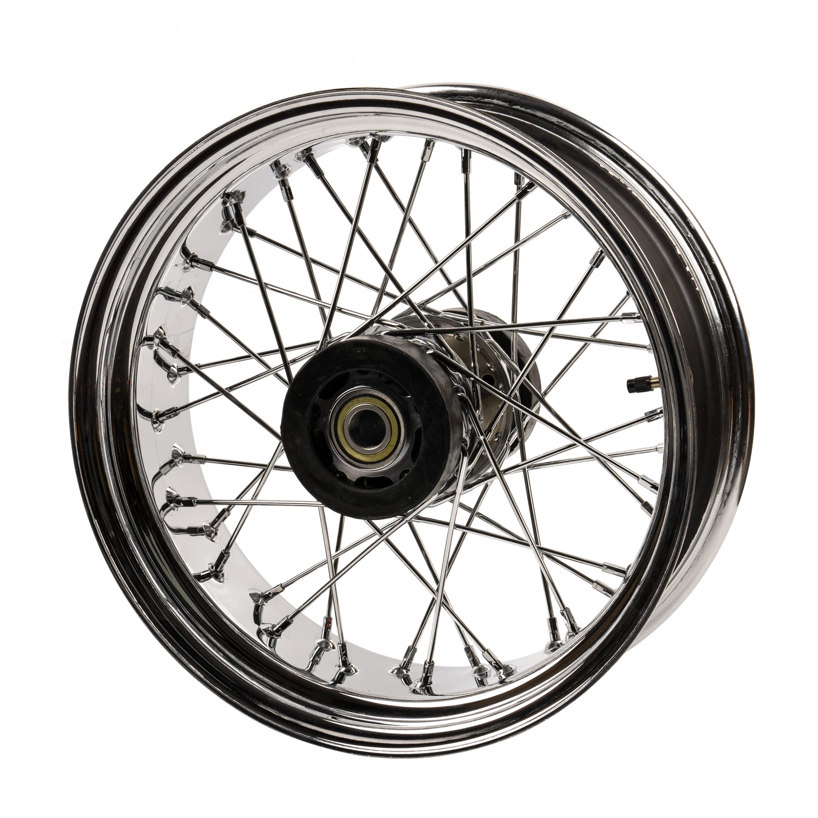 2018 Factory OEM/ODM Steel Spoked Rear Wheel 16*5.5'' Chrome Motorcycle Rim for Harley Parts for Street Bob Aluminum Alloy Box