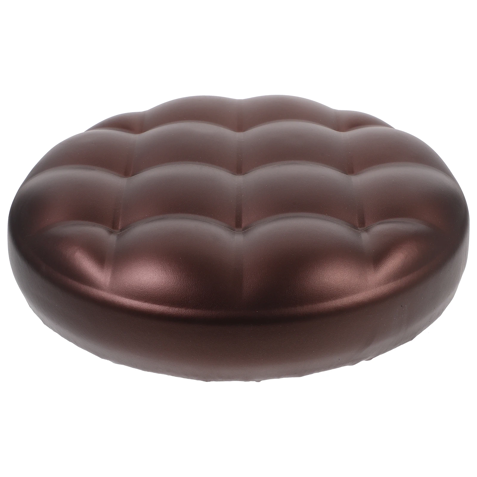 1pc Round Stool Cushion Pu Seat For Bar Chair Replacement Soft Padded Seat Round Seating Part Home Office Repair Furniture