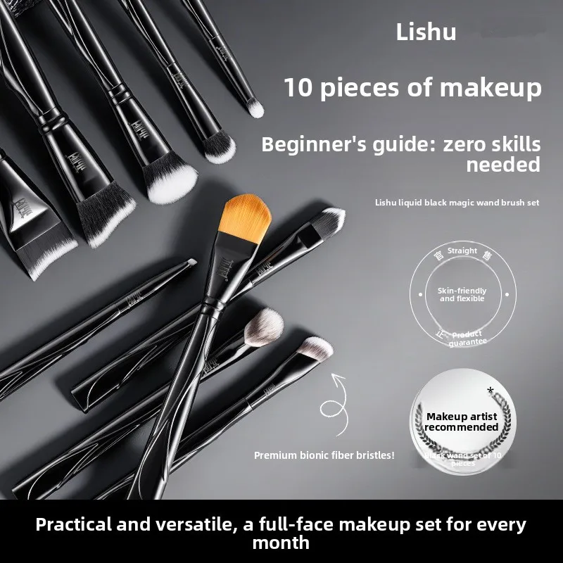 lishu-10pcs-makeup-brush-set-foundation-blending-contour-concealer-highlighter-eyeshadow-nose-shadow-powder-blush-cosmetic-tool