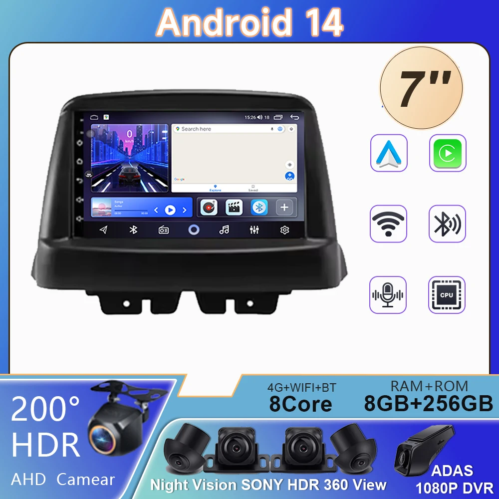 

7 inch For FIAT Doblo 2002-2017 Video Player Android Auto Car Radio GPS Navigation 8core Multimedia Stereo Carplay No 2din DVD
