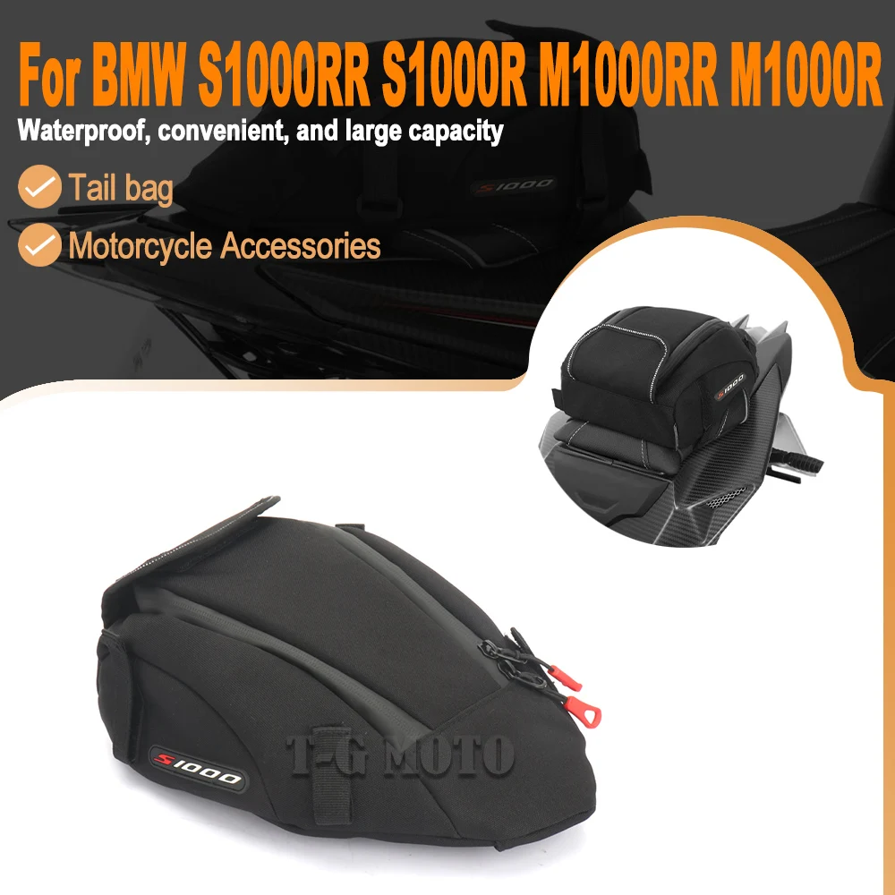 

NEW For BMW S1000RR S1000R M1000RR M1000R HP4 Seat Packaging Bag Motorcycle Accessories Waterproof Storage Bag Tail Bag