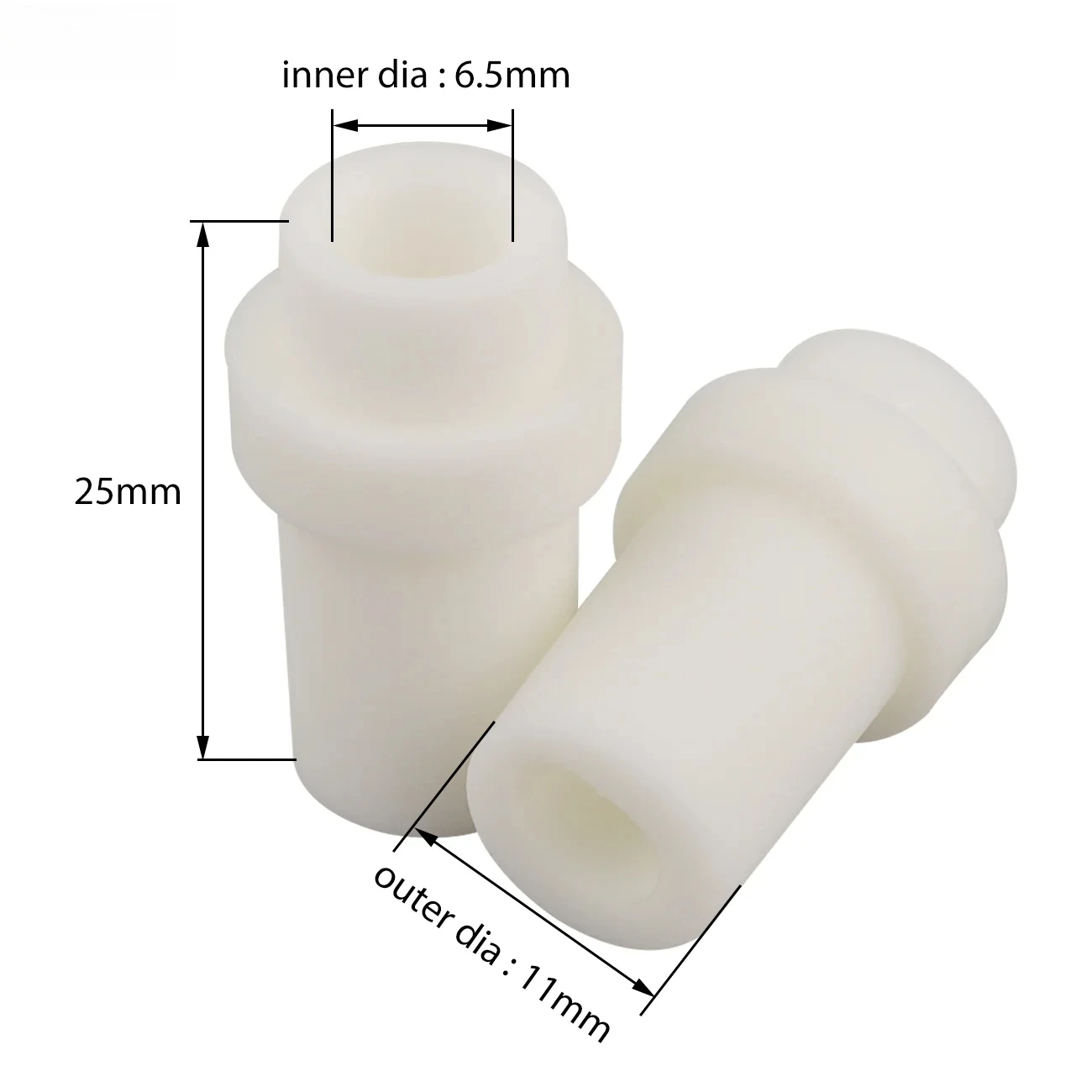 50pcs Dental Saliva Ejector Weak Suction Rubber Snap Head Adapter Replacement Dentistry Saliva Suction Tube Weak Suction Joint