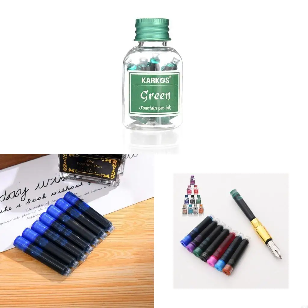 

M5TB 6 Pack Fountain Pen Set School School Student Pens Заменяем