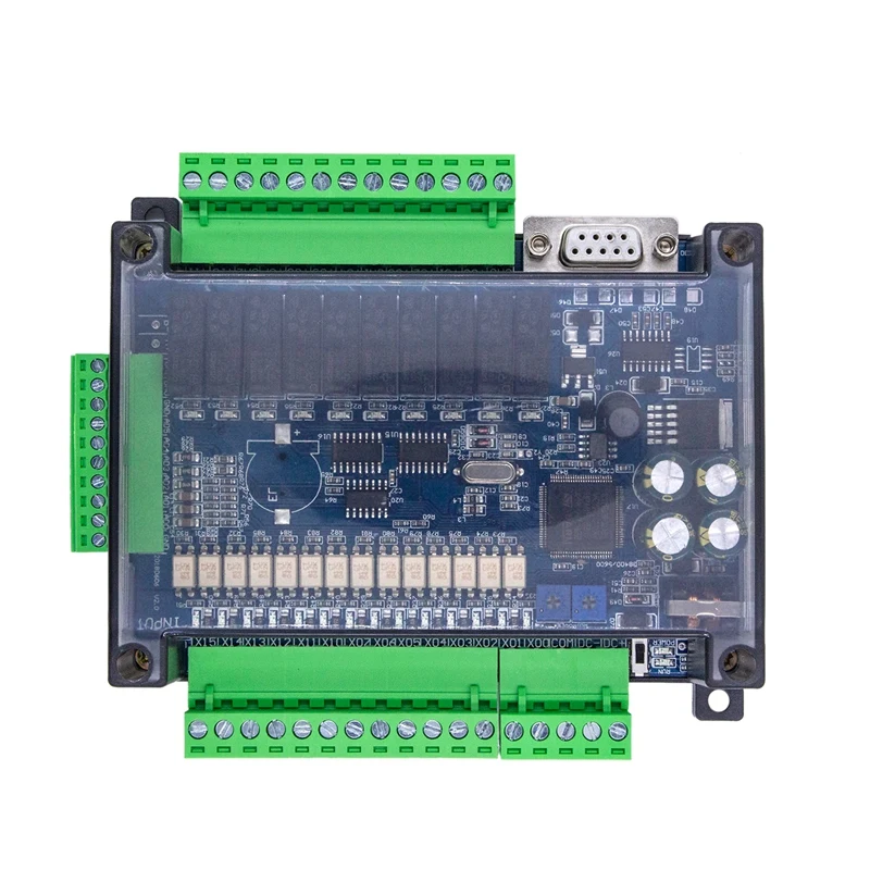 FX3U-24MR High Speed Domestic PLC Industrial Control Board With Case With 485 Communication