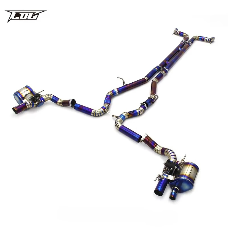OEM Valved Catback Exhaust for Maserati Levante 3.0T 2017-2023 Exhaust Pipe Muffler Titanium Valvetronic Carr Exhaust Systems