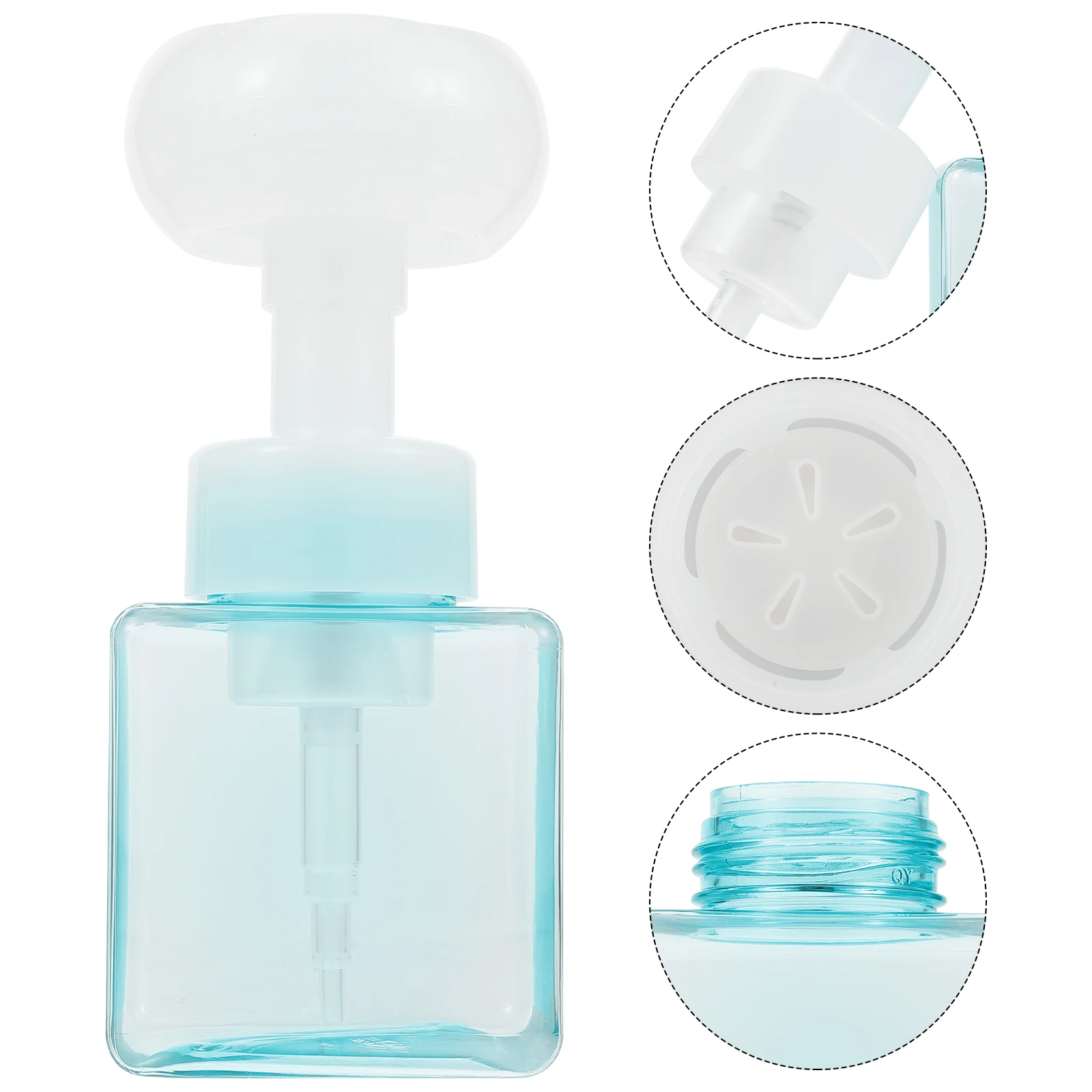 

Flower Foam Bottle 250ml PETG Material Empty Foaming Travel Lotion Shampoo Container Refillable Portable Storage
