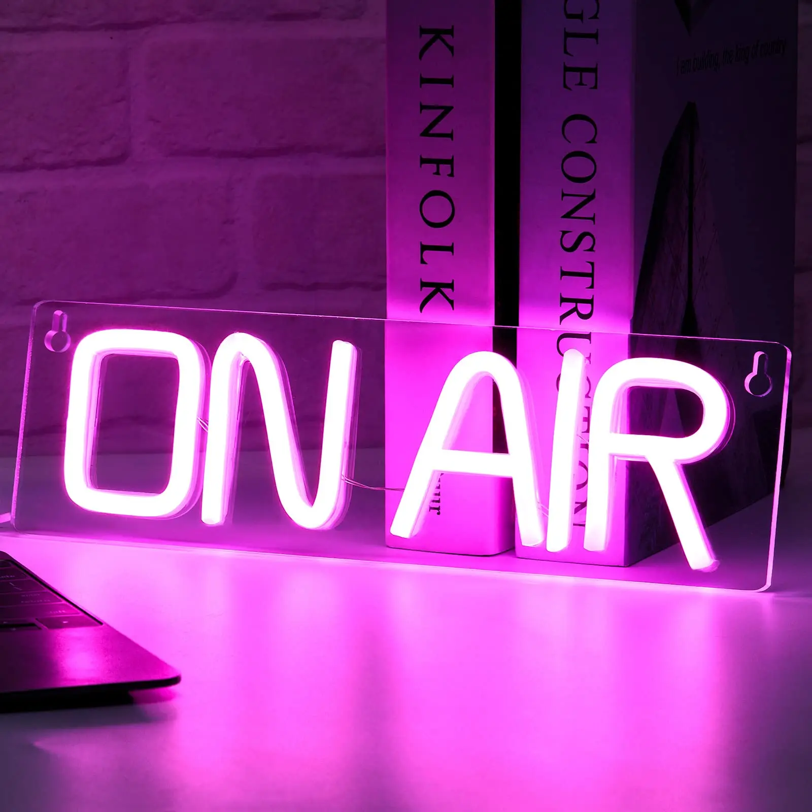 ON AIR 네온 사인, LED 네온 라이트 사인, 파티 벽 장식에 적합, USB Poweredo 침실 장식에 적합, Gfts