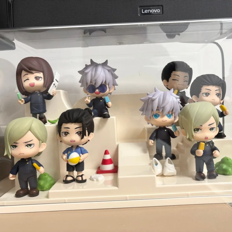 Jujutsu Kaisen Satoru Gojo Action Figure Blind Box Green Blue Memories Series Surprise Cartoon Toy Gift for Fans view 5