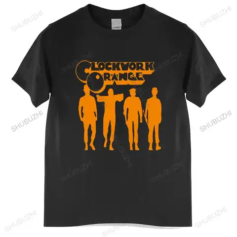 T-shirt men O-neck hot sale A CLOCKWORK ORANGE style men t-shirt male cotton tee-shirt bigger size