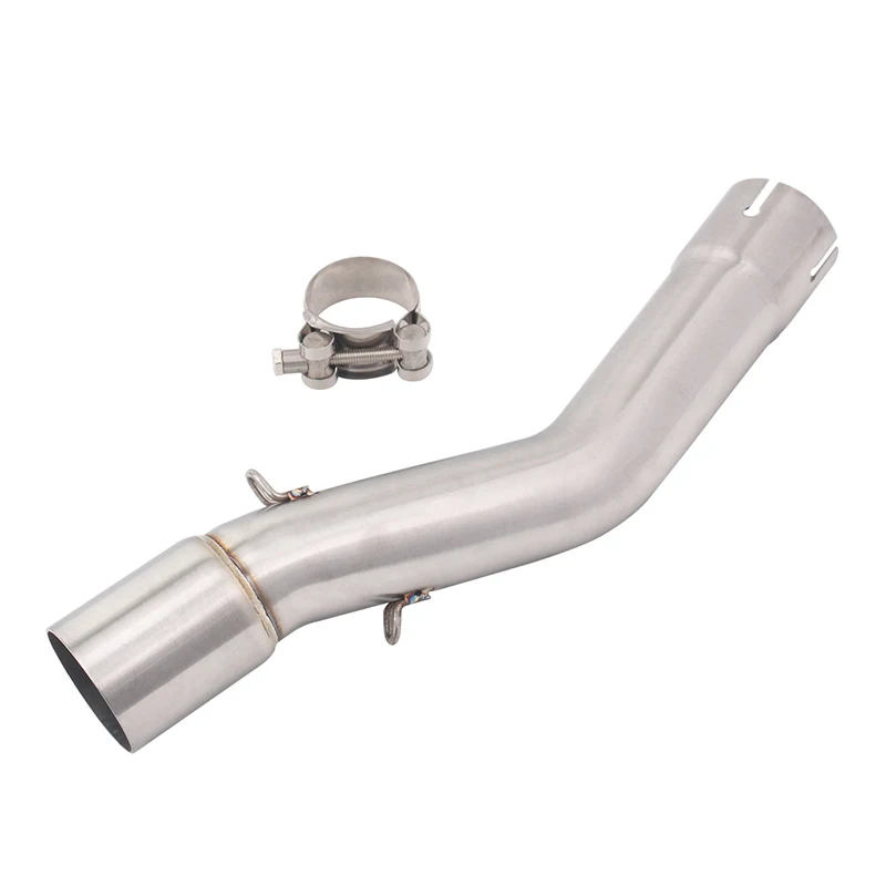 

Motorcycle Exhaust For VOGE LX500R Any Year Mid Tube Link Pipe Stainless Steel Baffles Connect Mufflers Silencers