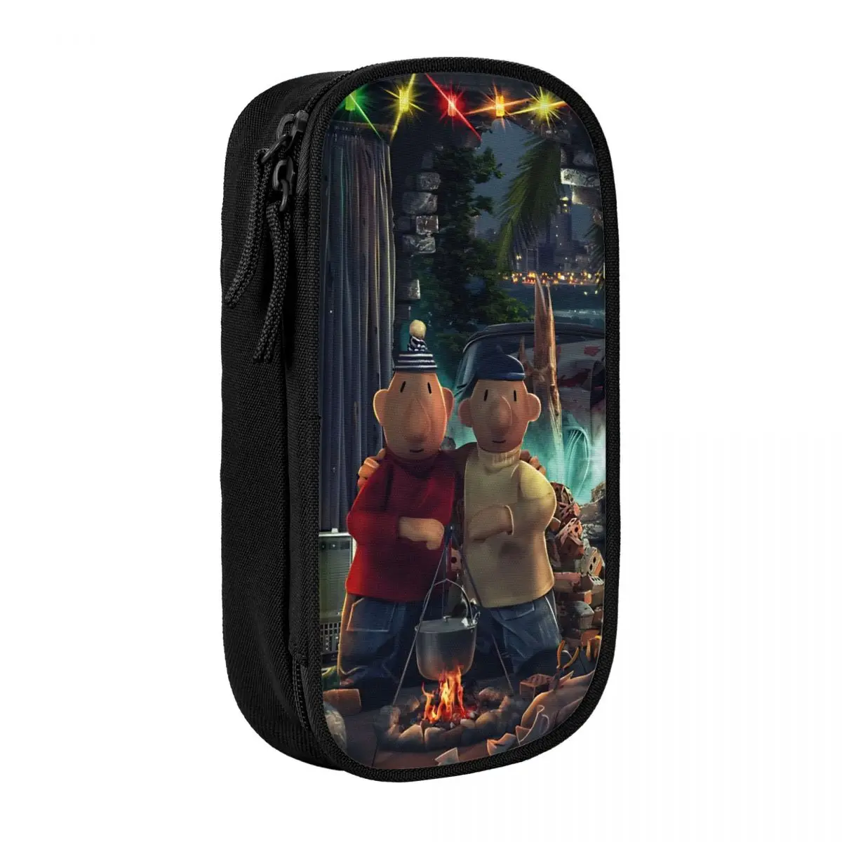 

Pat And Mat Pencil Case Fashion Pen Box Bags Girls Boys Large Storage School Supplies Gifts Pencil Pouch