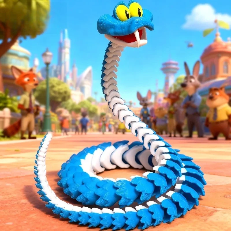 

Zootopia 2 3D Printed Blind Box - Fully Articulated Gary the Snake, Judy & Nick Collectible Figurines