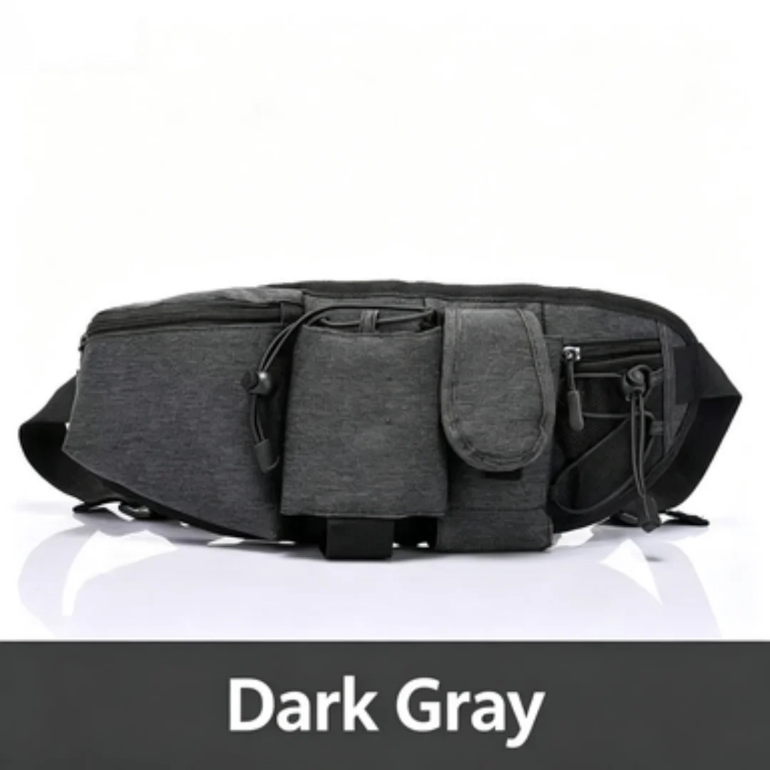 Water Bottle Waist Bag, Marathon Running Sports Waist Bag, Men's and Women's Multi-Functional Water Bottle Bag, Outdoor Cycling Fitness Mobile Phone Bag view 5