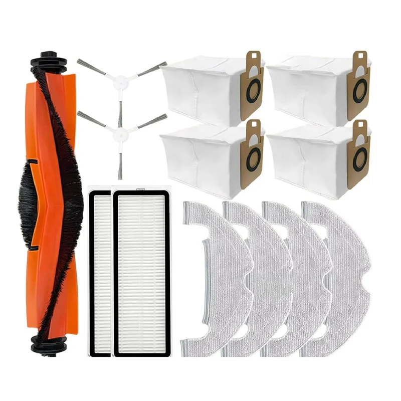 【Flash Sale】For Dreame Bot D10 Plus / RLS3D / Z10 Pro / L10 Plus Roller Side Brush Filter Mop Dust Bag Robot Vacuums Accessorie