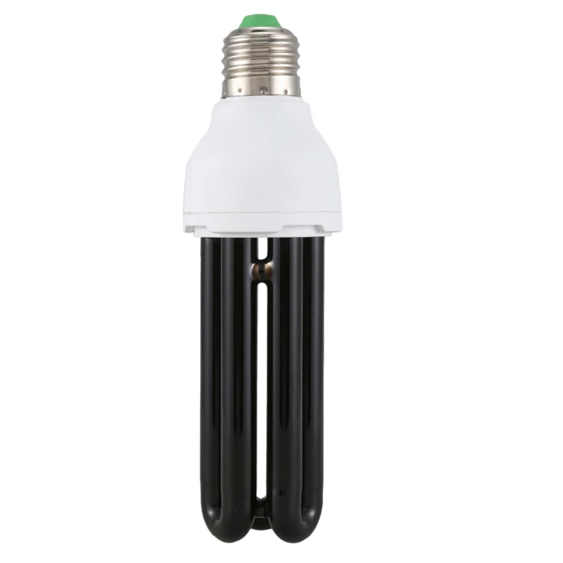 Imagem -06 - Luz Negra Fluorescente Ultravioleta uv Lâmpada Cfl Lâmpada Forma Potência Reta Tensão: 40w dc 12v 2x E27 40w