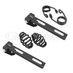 Asiento individual Universal de 3 pulgadas, asiento con resorte apto para Harley Dyna Fatboy Sportster XL1200 XL883 Bobber Chopper XL 883 1200