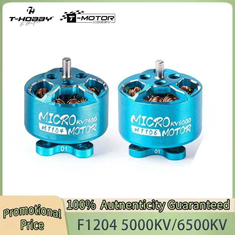 T Motor T Hobby F1204 6500KV 5000KV 2 3S Ultra Light Micro Brushless Motor for 2 5 Inch 3 Inch Toothpick Cinewoop RC FPV Drone